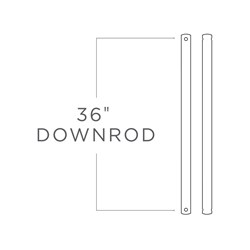 36In. Downrod - Oil Rubbed Bronze