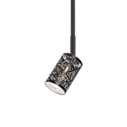 Single Lamp Monopoint With Bronze Laser Cut Pattern Single Lamp Monopoint With Bronze Laser Cut Pattern