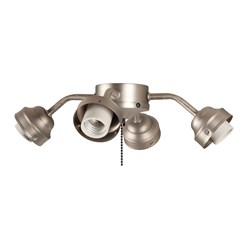 Universal 4 Light Fitter in Brushed Satin Nickel