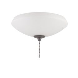 2 Light Elegance Bowl LED Light Kit (White Frost Glass)