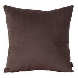 20 X 20 Pillow Velvet Bella Chocolate - Down Insert 20 X 20 Pillow Velvet Bella Chocolate - Down Insert