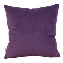 20 X 20 Pillow Velvet Bella Eggplant - Down Insert 20 X 20 Pillow Velvet Bella Eggplant - Down Insert