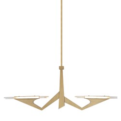 2-Lt Medium Linear - Brass Kisser 2-Lt Medium Linear - Brass Kisser