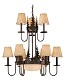 Vaxcel International Bryce 12L Chandelier