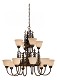 Vaxcel International Yosemite 12L Chandelier
