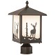 Vaxcel International Bryce Outdoor Post Light (Deer)