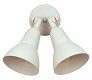 Maxim Two Light White Outdoor Directional Light