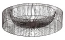 Cyan Designs Graphite 21in. Large Wire Wheel Tray