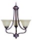 Portia Three Light Chandelier
