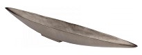Cyan Designs Textured Bronze Gondola 51.5 Inch Wide Aluminum Tray Made in India