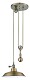 1 Light Pulley Pendant With Metal Shade