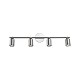 Four Lamp Fixed Track With Heavy Gauge Steel