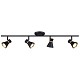 Alto 4 Light Led Directional Light Matte Black And Satin Brass